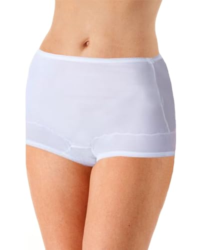 Women's Underwear Nylon Brief High Waist Scallop Trim 3-Pack 719 - Image 4