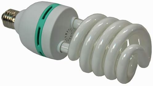 Replacement 60 Watt CFL Daylight Balanced Bulb 5500K Color Temperature for Photography Video Studio Softbox Lighting