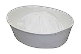 Genuine Issue GI White Military US Navy Cotton GOB Sailor Hat (7 1/2)