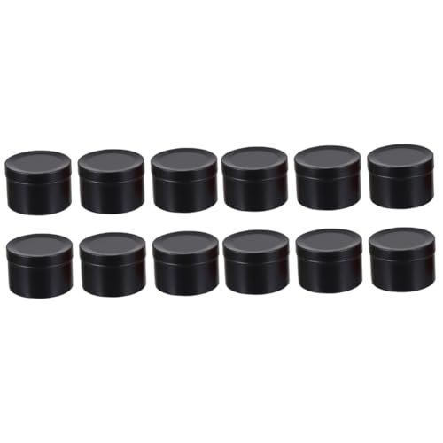 GALPADA 12pcs Candle Making Jars Empty Cosmetic Containers for Scented Candles Balm and Storage Reusable Leakproof Design