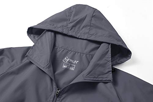 Image of Women's Lightweight Waterproof Jacket Packable Windbreaker Running Coat