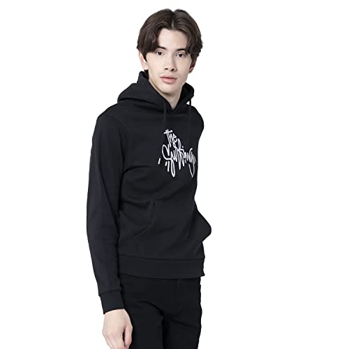 Image of Red Tape Cotton Blend Men Hooded Sweatshirt