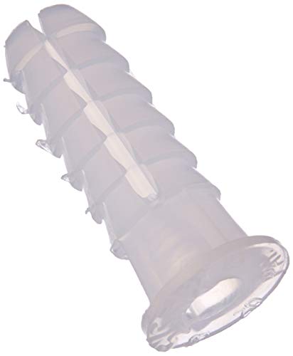 Sysfix 2120800 - Pack de 25 tacos de fijación para pared (polietileno de baja densidad/LDPE, 8 x 27 mm, 3 patas) color blanco Cover