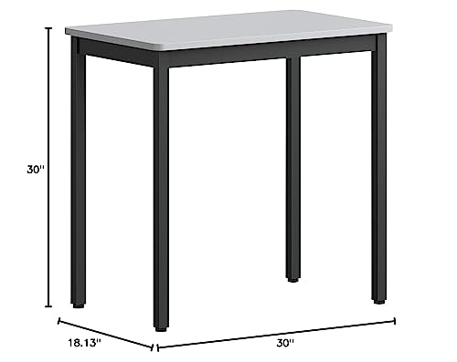Lorell LLR60752 Utility Table, Grey,Grey thumb #4