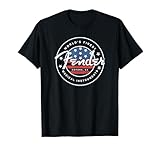 Fender American Flag Circle Stamp Logo Tシャツ