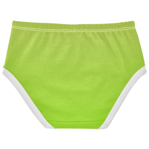 Joisal Avocado Green Fruit Gradient Toddlers Underwear Floral 2t Cotton Panties Little Girl Artistic Undies Kids Briefs2