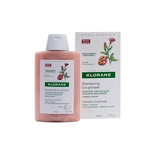 Klorane Shampoo with Pomegranate Mujeres No profesional Champú 400ml - Champues (Mujeres, No profesional, Champú, 400 ml, Protección del color, Granada)