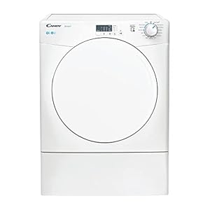 Candy CSEV9LF80 9kg Freestanding Vented Tumble Dryer, Sensor Dry, 14 Programmes, White