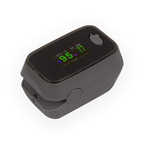 Image of Equinox EQ-OP-109 Pulse Oximeter with Accurate Blood Oxygen Saturation & Pulse Rate (Black, Pack of 1)