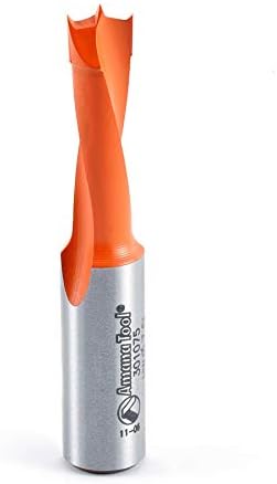 Amana Tool - 301075 Carbide Tipped Brad Pt. Boring Bit L/H 7.5mm Dia x 57mm Long x 10mm