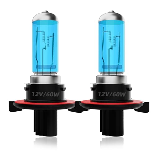 DMEPUGI Headlight Bulbs Fit For Ford Focus 2008-2011, 9008 High Low Dual Beam Combo, Super Bright 5500K White Light High Performance Halogen Light Bulbs, 2PCS