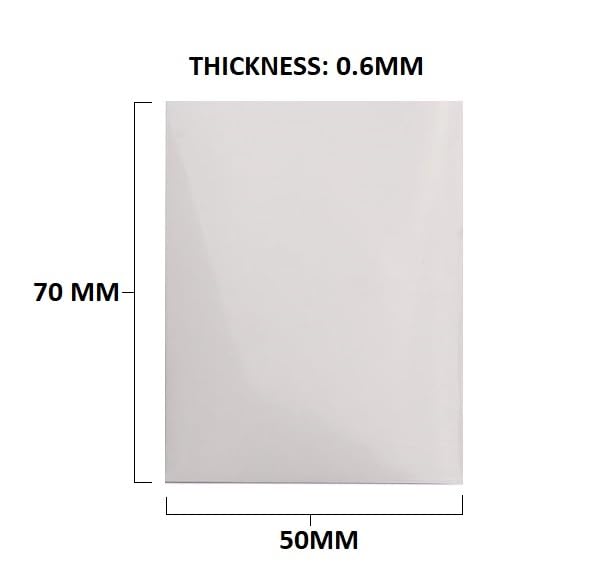 Image of Mouse Feet Skates 100% PTFE (DIY Sheet 70mm x 50mm x 0.6mm)