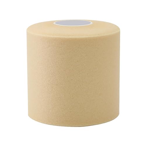 BOLOUY Soft Sports Tape, 1 Roll Wrap Tape Sponges Underwrap Tape, Not-Adhesive Protective Foams Wrap for Ankle, Wrist, Hand