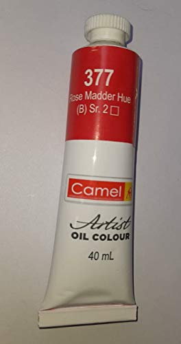 Image of Camlin Ltd Artist Oil Colour 40 ml Pack Of One (Rose Madder Hue 377)