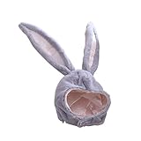 hasen kostüm frau Winter Herbst Plüsch Kaninchen Hat Osterferien Hochzeit Party Cosplay Kostüm Weihnachtsgeschenke für Kinder Mädchen.