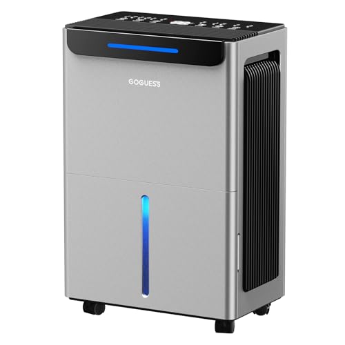 Lumisys 2000 Sq Ft 30 Pints Dehumidifiers for Large Room, Basements, Home, Bathroom, Bedroom, with Auto or Manual Drainage | 36db Industry Leading Noise Reducing | Air Filter, Three Operation Modes, Rotating Knob