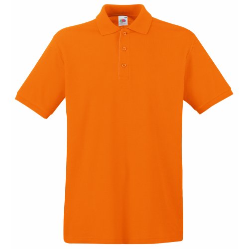 Fruit of the Loom 63-218-0, Polo para Hombre, Naranja (Orange), M