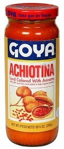 Goya Achiotina (manteca de cerdo coloreada con annato)