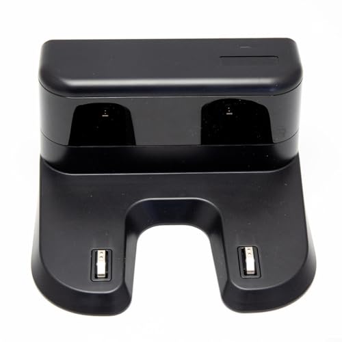 Base di ricarica per robot aspirapolvere, compatibile con Blaupunkt per BlueBot per Xtreme BPK-VCBB1XTE, per AirroboT9, per Eufy per RoboVac L35 Hybrid/LR30, VRillo J300 (caricatore non incluso)