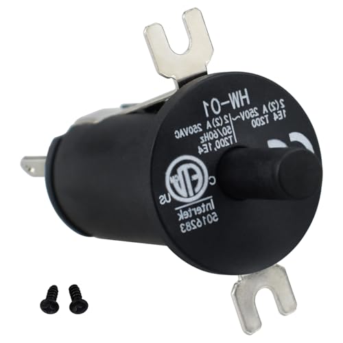 Aifeier ET 1PCS Hopper Lid/Door Switch Kit, 9904190041 Replacement Part with Screws for Masterbuilt Gravity Series 560/800/1050 XL Digital Charcoal Grill + Smokers, Black