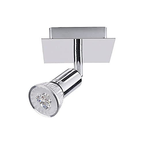 Lampe d'accentuation murale réglable avec projecteur moderne, lampe murale pour meuble-lavabo GU10, éclairage sur rail fixe monté en surface pour projecteurs d'intérieur pour l'affichage d'images Cover