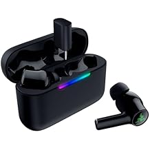 Razer Hammerhead V3 HyperSpeed Wireless Multi-Platform ANC Gaming Earbuds 2.4GHz & Bluetooth 6.0, Up to 40 Hr Battery, THX Spatial Audio, for Smartphones, PC, Laptop, Tablet, PS5, Steam Deck Black