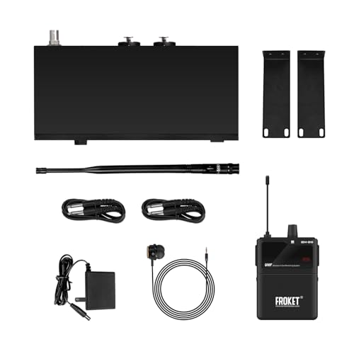 Froket IEM-810 Forket Iem810 Pro Uhf Mono Wireless In Ear Monitor System With Monitoring Type For Stage, Band, Recording Studio, Musicians, Meeting thumb #8