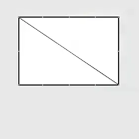 Tela de projetor 16:9 branca anti-luz moldura preta de 84-150 polegadas com furo metal home theater(150 polegadas-1 und)