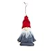 Produktbild Daliuing 1 Stück Weihnachten Anhänger WeihnachtsPuppe Hut Ornamente Weihnachtsbaumdeko Handwerk Anhänger DIY Dekoration 10 * 6CM Stil 3
