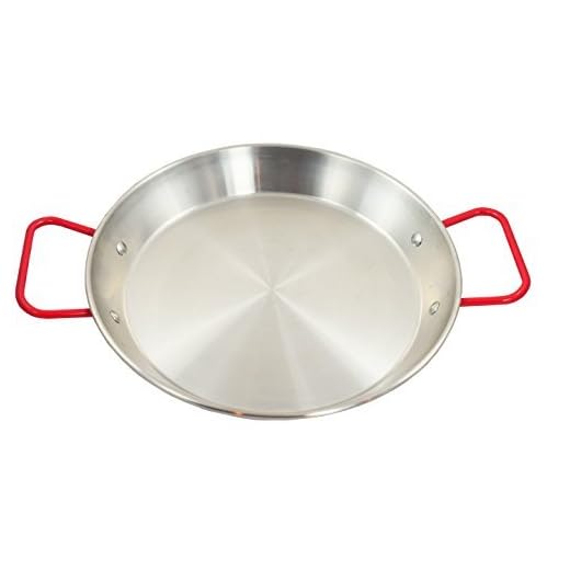 Sunrise – Panela de aço inoxidável com alça vermelha (20 cm)