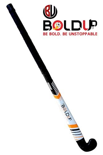 Image of Heavy-Duty Solid Wooden Hockey Stick - 36 inch Weighted Practice & Self Defense Bat (L-36-inch) Combo of (Hockey Black +Ball Combo of)