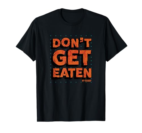 T-shirt Jurassic World Camp Cretaceous Don't Get Eaten imprimé dinosaure