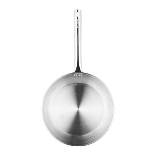 Sitram Endurance 717092 Frying Pan Diameter 20 cm 100% Stainless Steel – 3-Ply Base – Interior Without Harmful Coating – Suitable for All Heat Sources Including Induction - Image 3