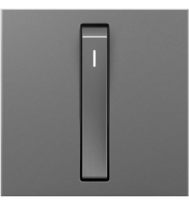 Legrand adorne 15 Amp Whisper Single-Pole 3-Way Light Switch (with Wall Plate, Magnesium, 1) image 5