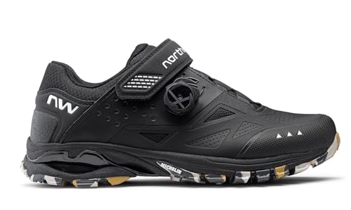 Northwave Spider Plus 3 - Scarpe da Ciclismo MTB Uomo | Scarpe Mountain Bike | Nero 45