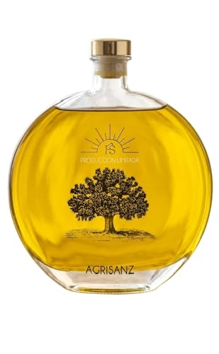 Agrisanz- Aceite de Oliva Virgen Extra, Producción Limitada, Extracción en Frío, Comunidad valenciana,AOVE premium,Variedad rojal de Alicante 500 ml