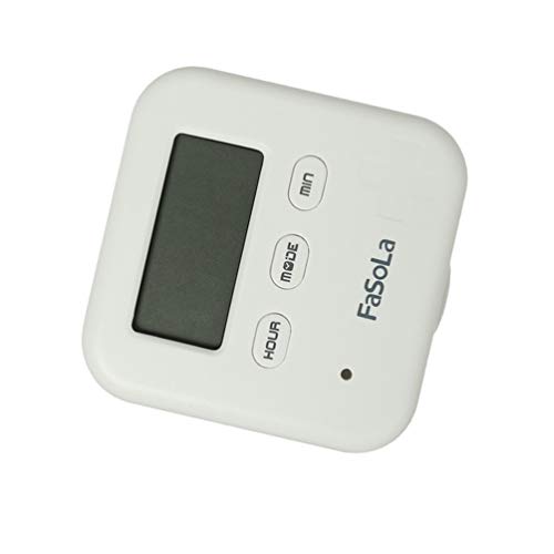 Caixa de comprimidos portátil TOPBATHY com alarme vibratório, 4 compartimentos, portátil para viagen