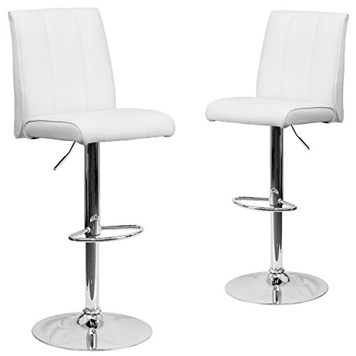 Tabouret de bar blanc réglable pour corriger la posture et optimiser les petits espaces - 2