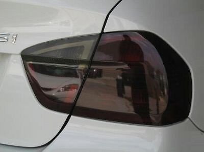 Precut Vinyl Tint Cover for 2006-2008 BMW 3 Series Sedan Taillights (20% Dark Smoke)