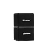 Emerson EAS-3006-BK Sound Blox – Wireless Magnetic Stackable Bluetooth Speakers, Instant Connect, Multi-Room Audio, USB-C Charging, Built-in Subwoofer