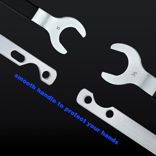 Thsakzo LüFterkupplungsschlüSselsatz,32-36 Mm LüFterkupplungs-Entfernungssatz,LüFterkupplungsmutter SchraubenschlüSsel Kit,LüFterkupplungs-Ausbausatz