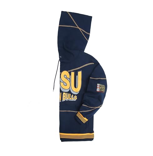 Johnson C. Smith University Sweatwear Men's Heavyweight Hoodie - Premium Fleece, Conehead Hood, AACA Embroidery4