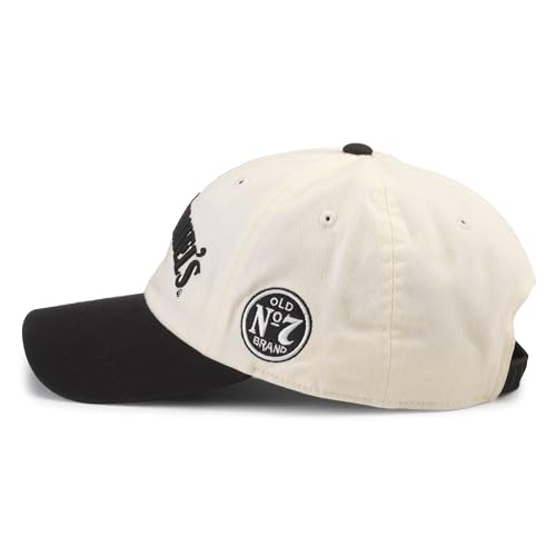 Image of AMERICAN NEEDLE Jack Daniel's Whiskey No. 7 Officially Licensed Merchandise Unisex Adjustable Baseball Hat