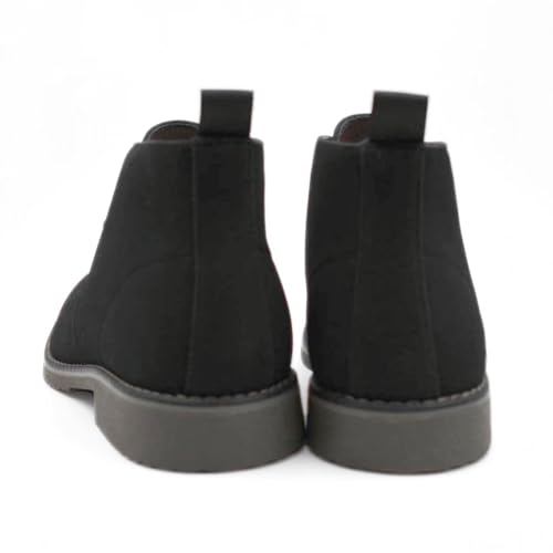 Image of Finishing & Sewing Men's Classic Dress Casual Chukka Boots Lace Up Desert Ankle Boots