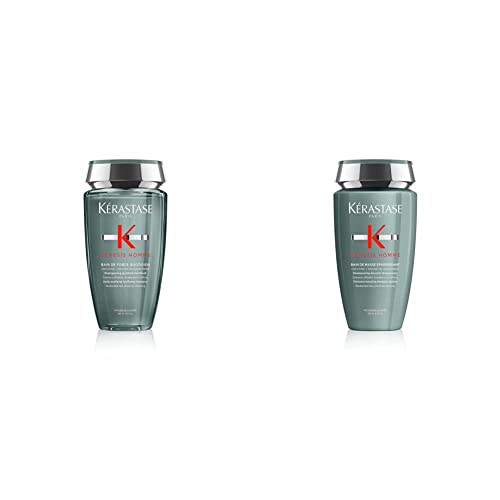 Kérastase, Genesis Homme, Shampoing Purifiant & Fortifiant, Pour Barbe & Cheveux Affaiblis en Perte de Densité, 250 ml & Genesis Homme, Shampoing Hydratant & Volumateur, 250 ml Cover
