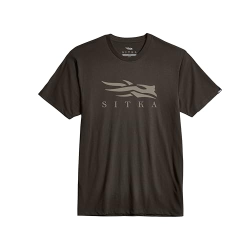 SITKA Icon Everyday Tee Shirt - Mens All Season Cotton Short Sleeve Shirt Small Earth
