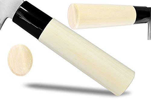 Image of Seki Japan TSUBAZO Japanese Utility Chef Kitchen Knife, Stainless Steel Santoku Knife, Shiraki Handle, 170 mm (6.7 in)
