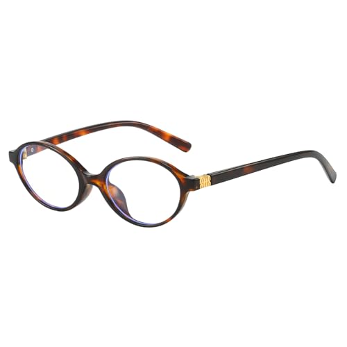 Saituo Home Lunette Anti Lumiere Bleue Femme Lunette de Vue Femmes Ovale Lumiere Bleue Femme Lunettes pour Ecran Ordinateur Lunettes Lumiere Rétro Y2K Style Verres Sans...