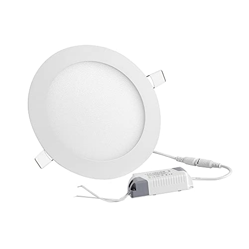 Super Deal Product DELight 12W 6" LED Recessed Lighting 10 Pack Panel Ceiling Light Ultra-thin Cool White 100W Equivalent Downlight