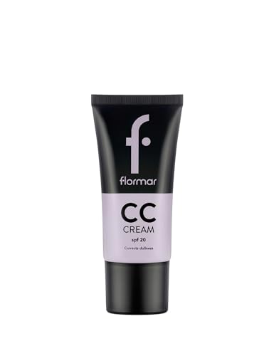 Flormar CC Cream Anti-Apacidad SPF 20 con textura cremosa para un look natural N.º CC01- Anti-Dullness